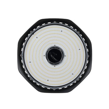 12 in. 200-Watt Integrated LED Motion Sensor High Bay Indoor/Outdoor UFO Light with 26000 Lumens 5000K - JONATHAN Y